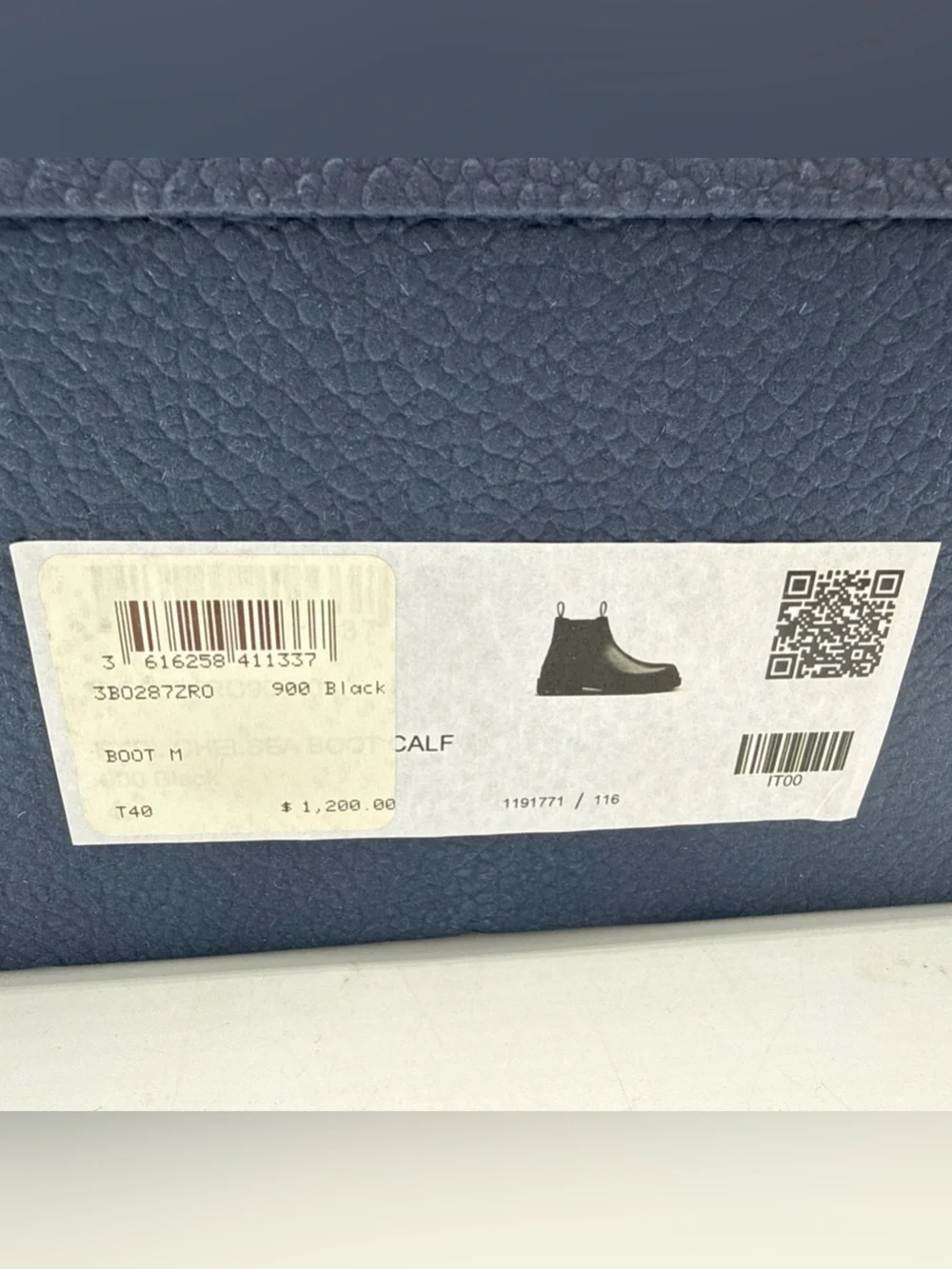 NWB Dior Explorer Chelsea Boot Black Black On Black  Dior Oblique Motif SIZE 40